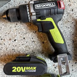 Rockwell Tools driver with Battery and Charger