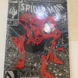 Spider-Man #1 (1990 Marvel) Torment Black and Silver, Todd McFarlane!!!