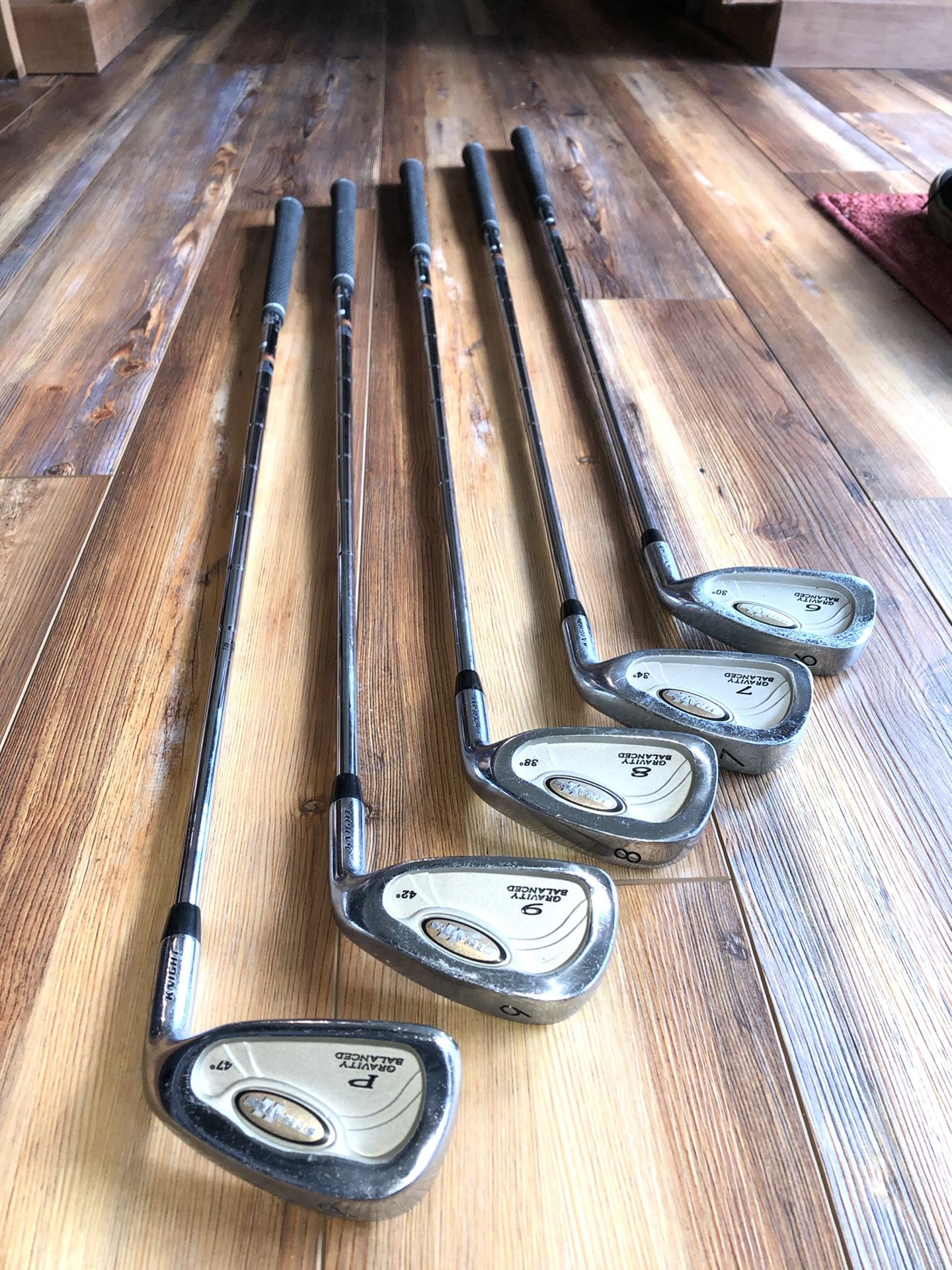 Knight STRATOS Gravity Balanced Iron Steel Clubs 6-PW