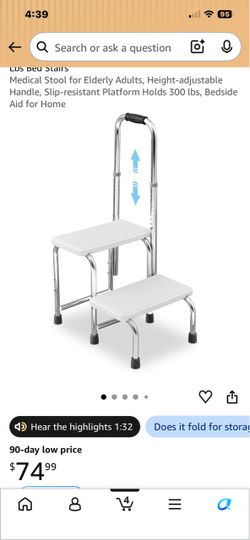 2- step with handle for elderly heavy duty  cost $80.00 will let go for $50.00