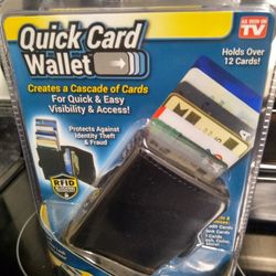 Unisex Quick Card Wallet