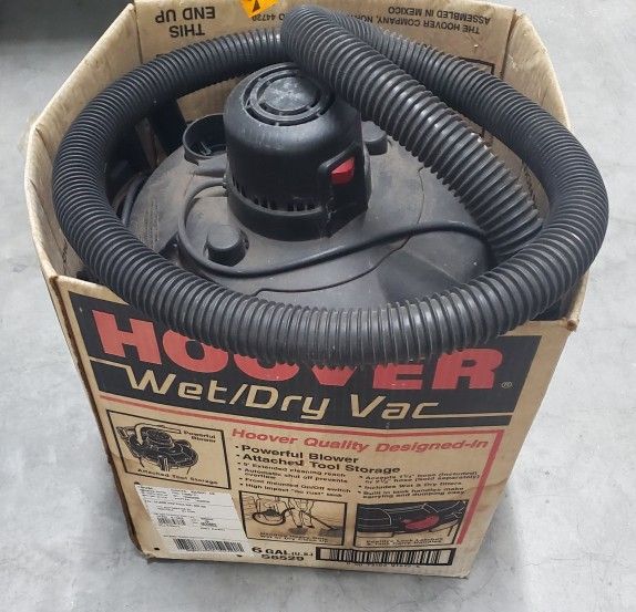 Hoover Wet / Dry Vac 6 Gallon