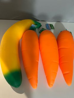 Squeezy banana and carrot