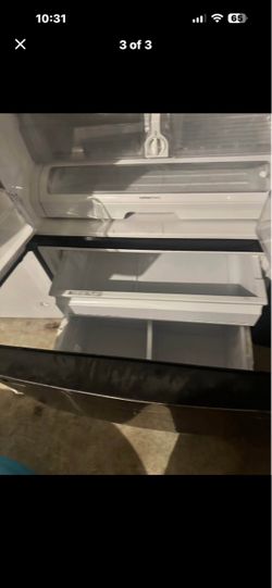 Black French Door Refrigerator