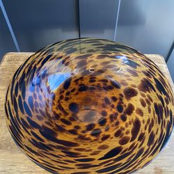 animal print decorative bowl