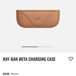 New Ray-Ban Meta Charging Case