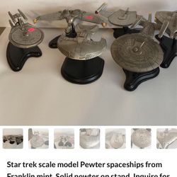 Star Trek model starships. Scale model. Inquiry of interested.