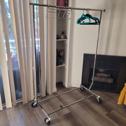 Commercial-Grade Rolling Garment Rack