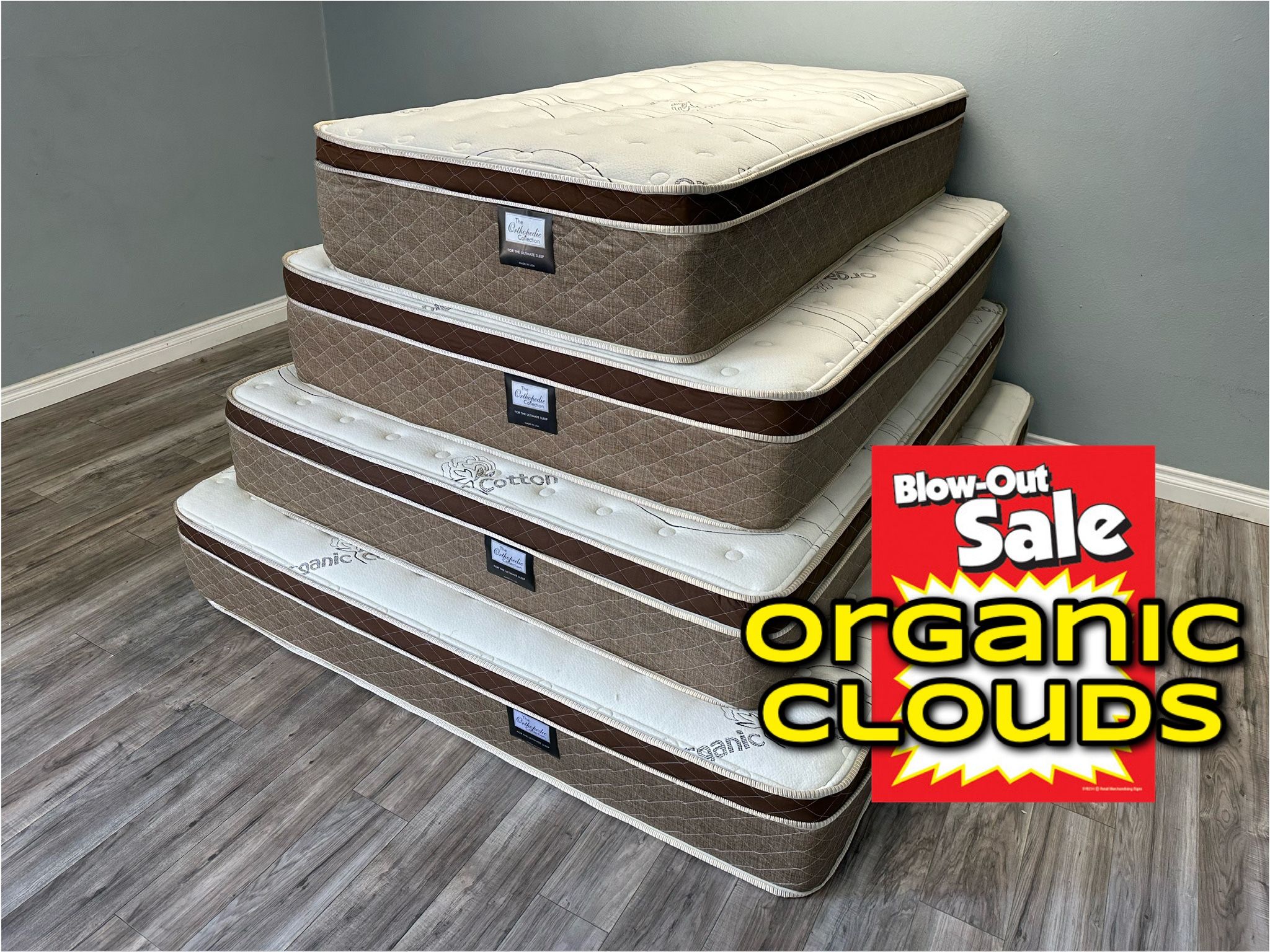 Queen Organic Cloud Comfort Europillowtop Mattress