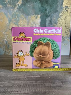 Garfield Chia Pet (handmade Decorative Planter)