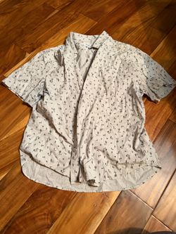 Men’s old navy cactus western desert print button up shirt. Size xxl