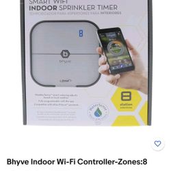 Bhyve Indoor Wi-Fi Controller Orbit B-hyve 8-Zone Smart Indoor Sprinkler Controller 

  Ig