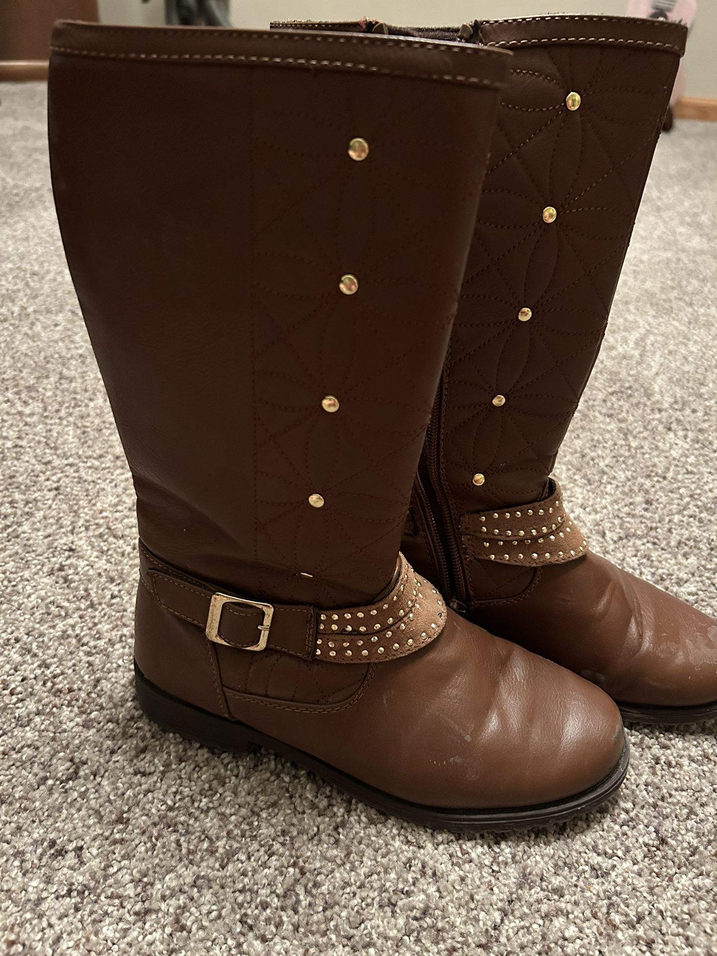 Girl’s Brown Riding boots, Size 3