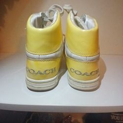 Coach Zoey Monogram High Top Sneakers