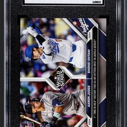2024 Topps Now Judge/Ohtani SGC10 #863 World Series 50-HR Hitters