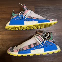 Size 14 - Adidas Pharrell X NMD Human Race Trail Solar Pack