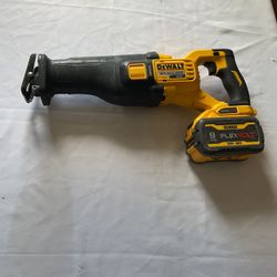 Dewalt 60 V FlexVolt Sawzall With Battery 9.0
