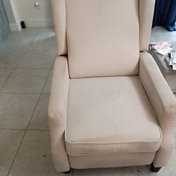 White Reclining Chair
