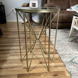Gold Antique Mirror Table