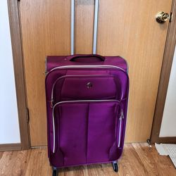 Maroon Purple Medium Size Luggage