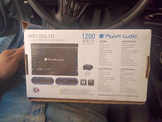 Plenet audio 1200 high qutput  1.D clas monoblock
