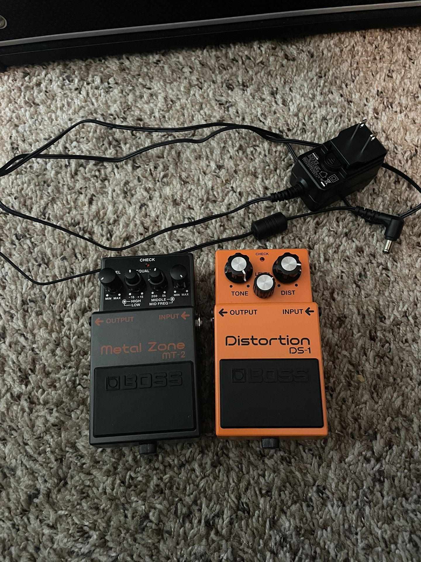 Boss MT-2 Metal Zone & DS-1 Distortion Pedals – Great Condition
