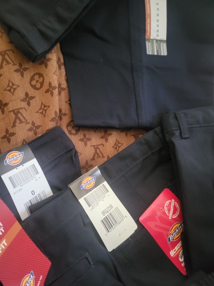 Girls Dickies Navy Uniform Pants