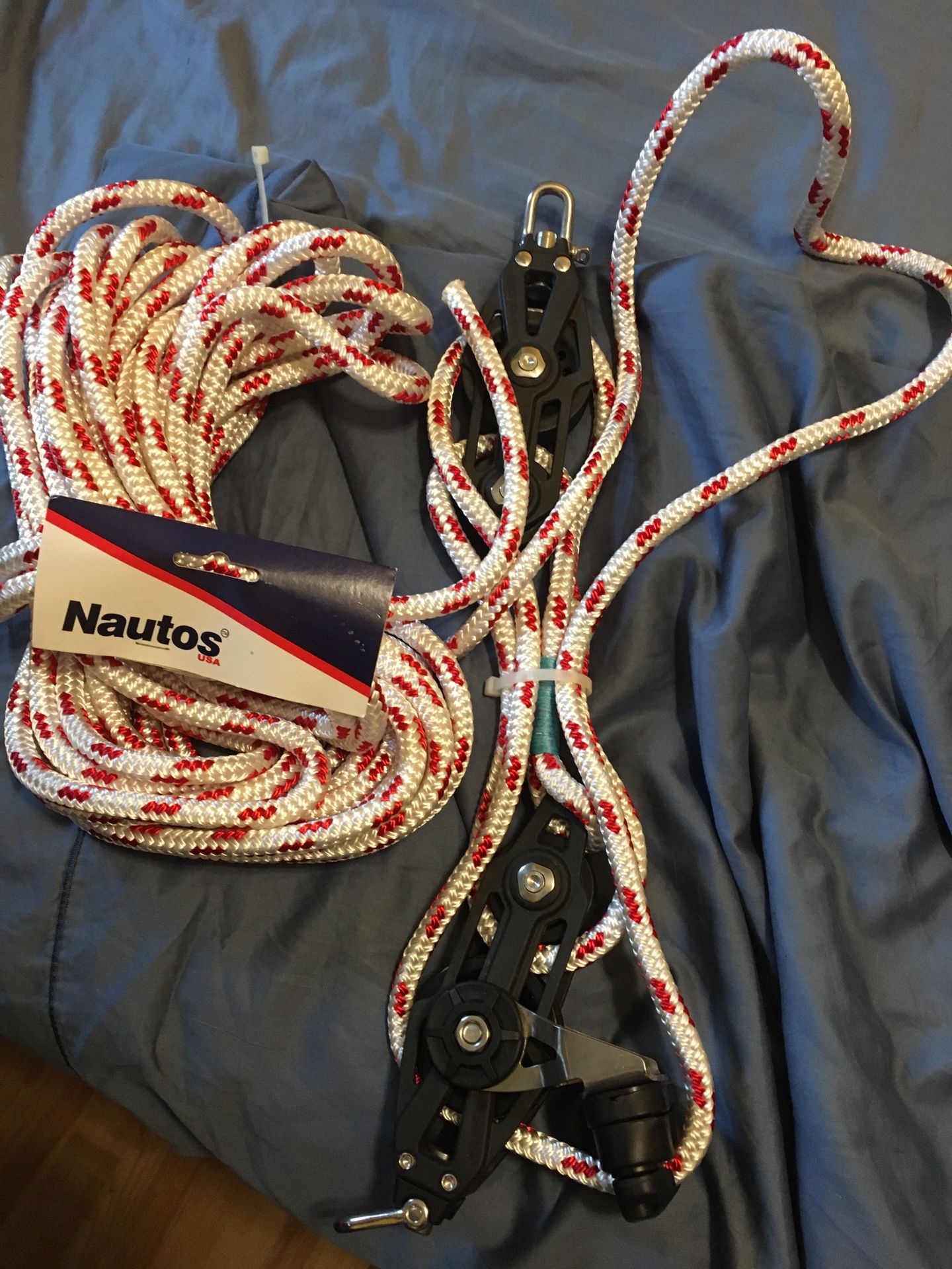 Nautos SV006 Boom Vang or Sheet for Medium or Small Sailboat Sailing ...