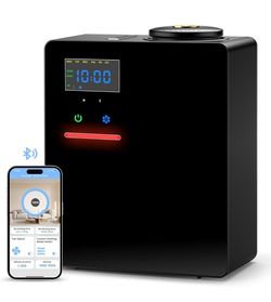Waterless Essential Oil Diffuser 5000 Sq.Ft Coverage for Large Home, Hotel, or Office, 200ml Cold Air Scent Diffuser Machine with Bluetooth App Contro