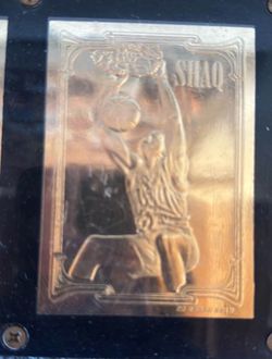 Gold cards Shaq, Alonzo Mourning, Chris Webber