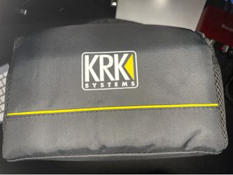 KRK GoAux3 Portable Studio Monitor Pair w/ Case, Bluetooth/Wired, 80W