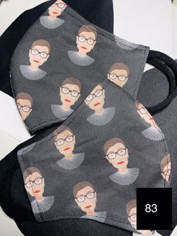 Ruth Bader Ginsberg RBG Masks for sale!!
