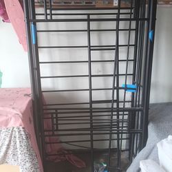 Twin bed frame – black, complete, ready to set up