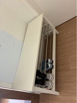 IKEA shoe storage bench