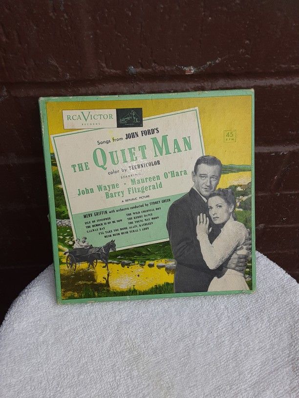 RCA VICTOR RECORDS 45rpm,JOHN FORD'S SONGS FROM" THE QUITE MAN " VINTAGE COLLECTIBLES 