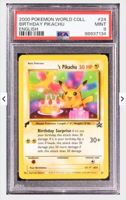 2000 Pokemon World Birthday Pikachu