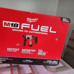 Milwaukee M18 Fuel 1"sds Plus Rotary Hammer 