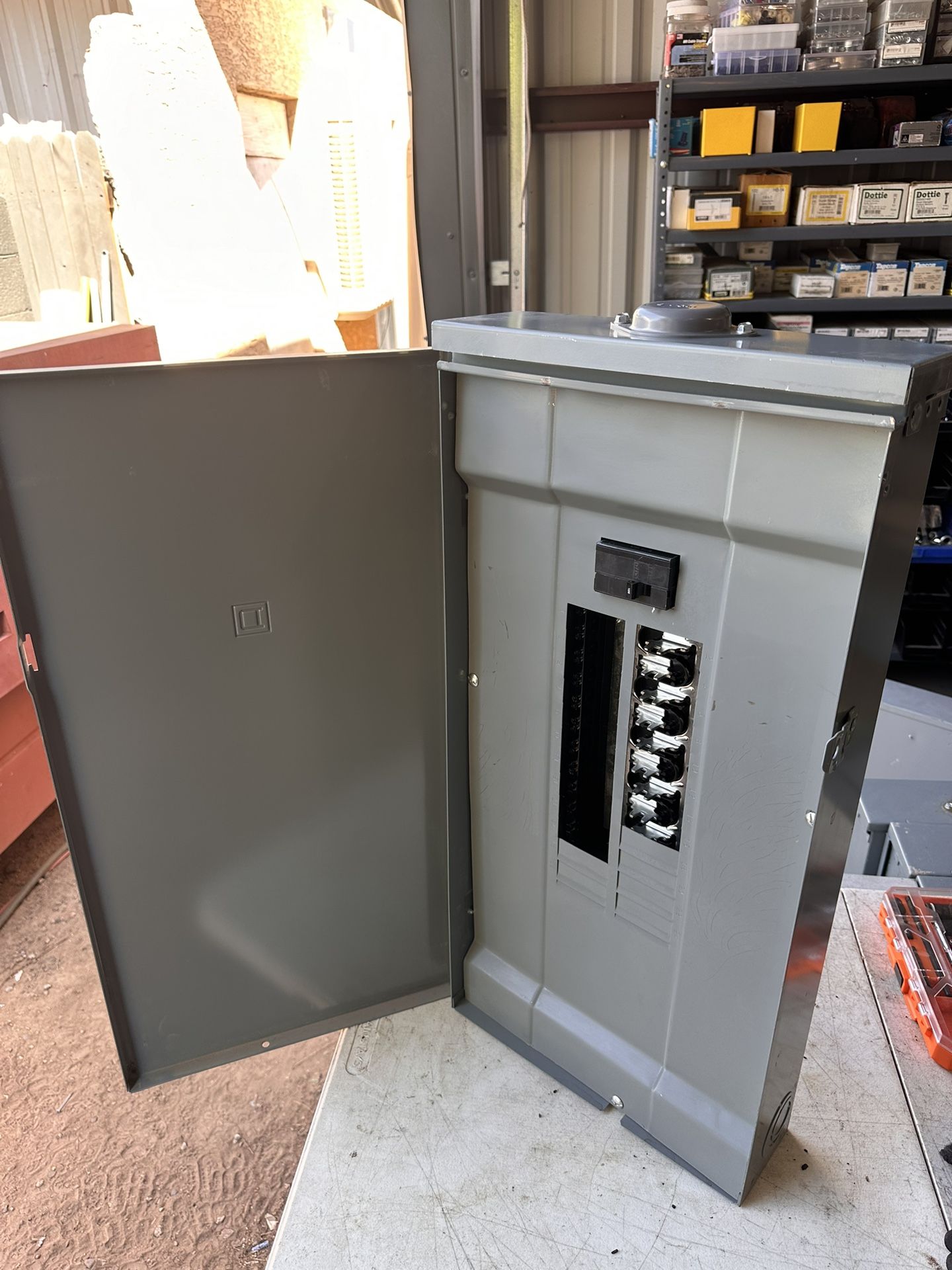 Outdoor Subpanel Rigid Rmc Square D 125 Amp 24 Space Outdoor Sub Panel With Main Breaker for Sale ...