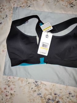 Black Back Under Armor Black And Blue Under Armor Women's Sports Bra 49.99 Brand New