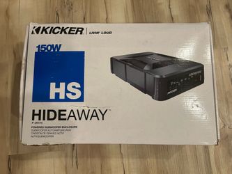 8” Kicker Hideaway Subwoofer Amplifier