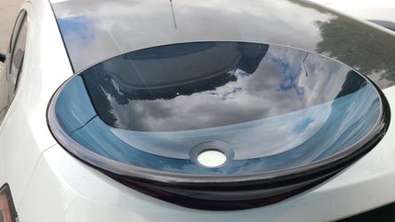 Brand new 16" glass vessel sink