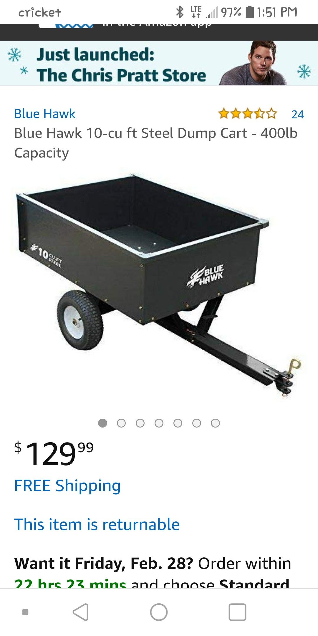 Blue hawk 10 cubic dump cart for Sale in Obetz, OH - OfferUp