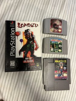 N64 PlayStation 1 NES Nintendo Games Lot