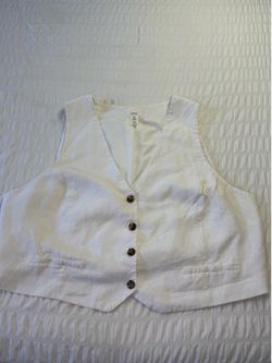 H&M White Vest