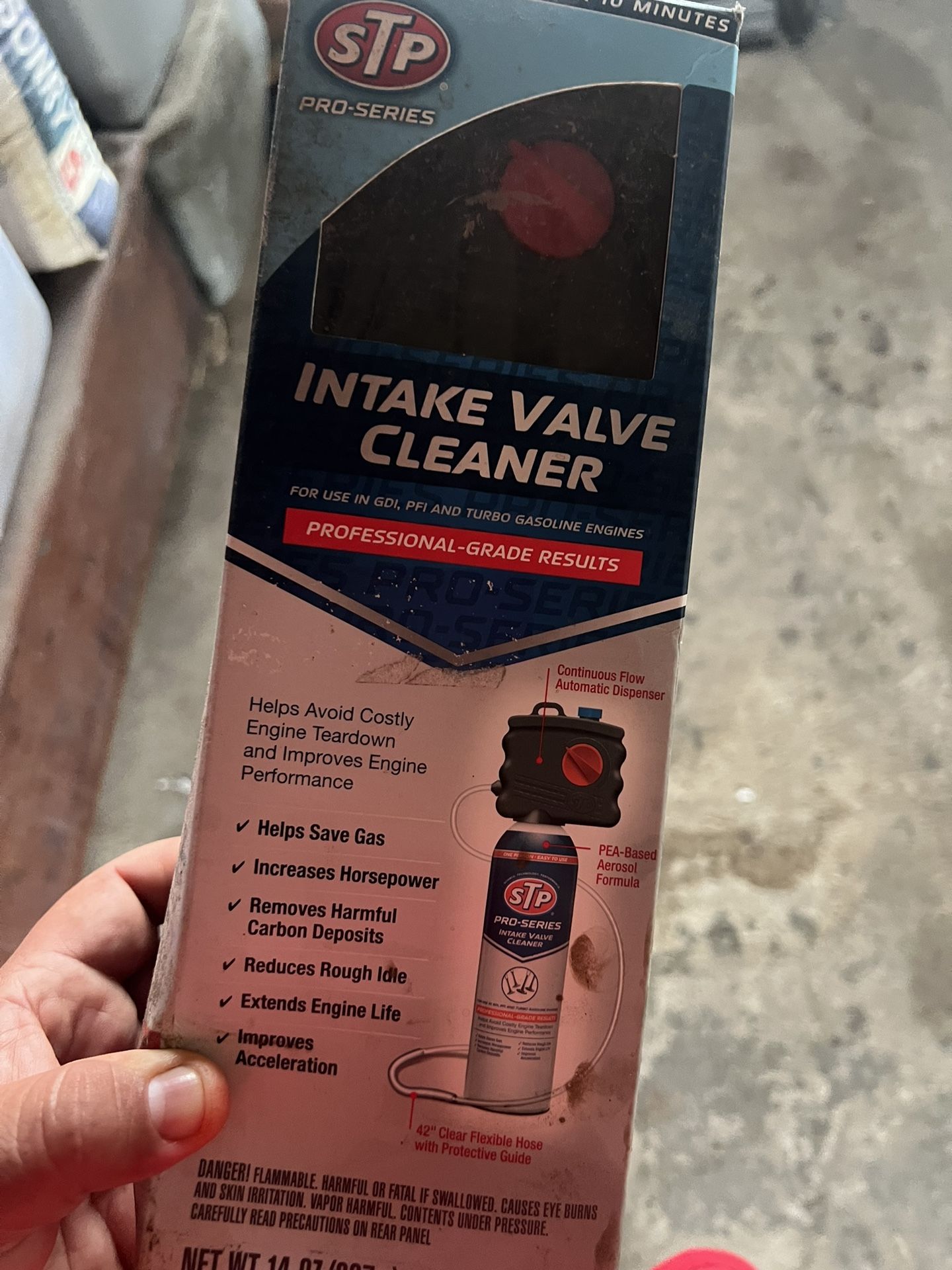 STP Pro Series Car Intake Valve Cleaner, Car Cleaner Avoids Engine Teardown and Improves Engine Performance for Cars, Truck, Motorcycle - 20 Oz