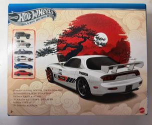 Hot wheels 6 pack silver series jdm cars.