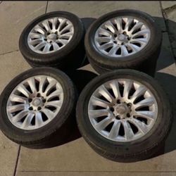 4 — 225/50r16 5x120 5x4.72 Stock Bmw Wheels Rims Good Tires!!!!!!!!!!!