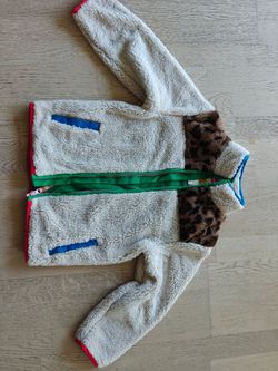 Boden kids zippered fleece (6-7)