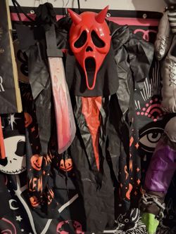 Dead by daylights demonic devil ghost face costume