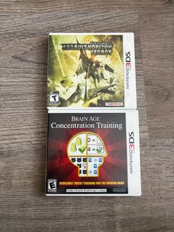 Ace Combat & Brain Age Nintendo 3DS